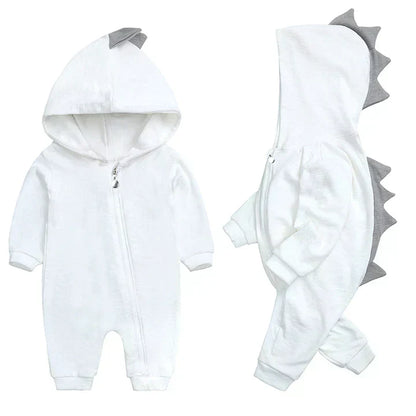 Hooded Dinosaur Baby Onesie – Warm, Cozy & Adorable